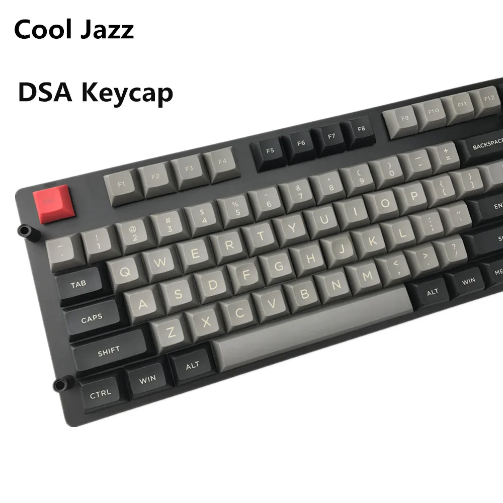 Высококачественная печатная клавиатура dsa pbt для механической клавиатуры 108
