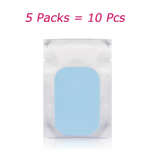 10Pcs Gel Pad Умный EMS стимулятор мышц, тренажер, беспроводной фитнес-тренажер для рук, для тренировки живота, электрические наклейки для снижения веса, массажер для похудения тела - Цвет: 10Pcs Gel Pad