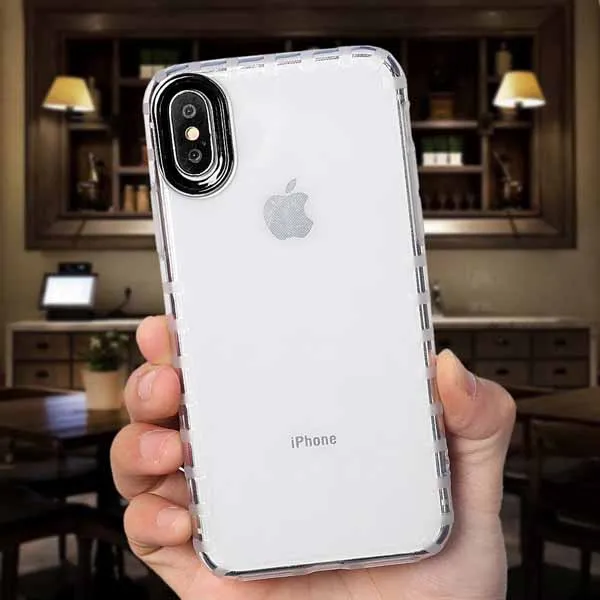 Transparent White Противоударные однотонные Чехлы LOVECOM с защитой камеры для iPhone 11 Pro Max XS Max XR 6 6S 7 8 Plus X Мягкая задняя крышка из ТПУ - Цвет: Transparent White