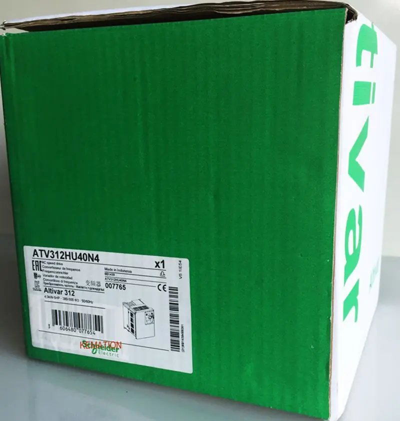 Оригинальный ATV312HU40N4 VFD инвертор Altivar Новый 312 привод переменной скорости 4kW 9.2kVA 150 W