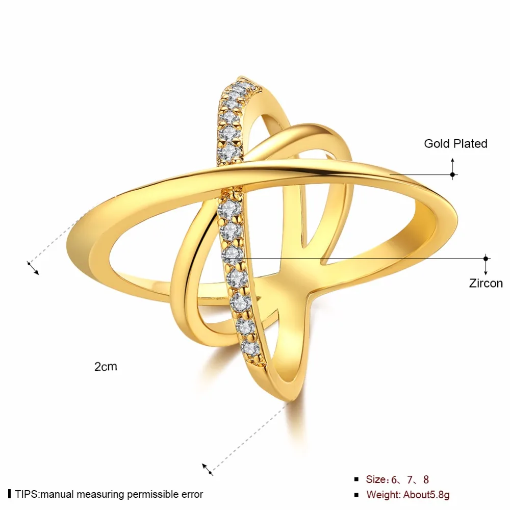 Стильный Мода 2017 г. Для женщин Кольца Творческая звезда горный хрусталь