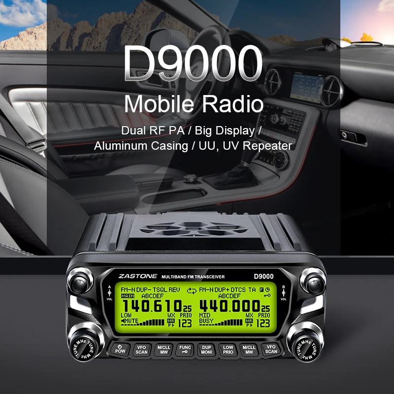 Профессиональная Автомобильная рация Двухдиапазонная vhf uhf рация радио станция Автомобильные колонки comunicador домофон