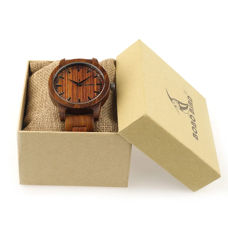 BOBO BIRD V-M10, Новое поступление, мужские часы из черного дерева, деревянный циферблат, все деревянные кварцевые наручные часы в подарочной коробке, reloj hombre