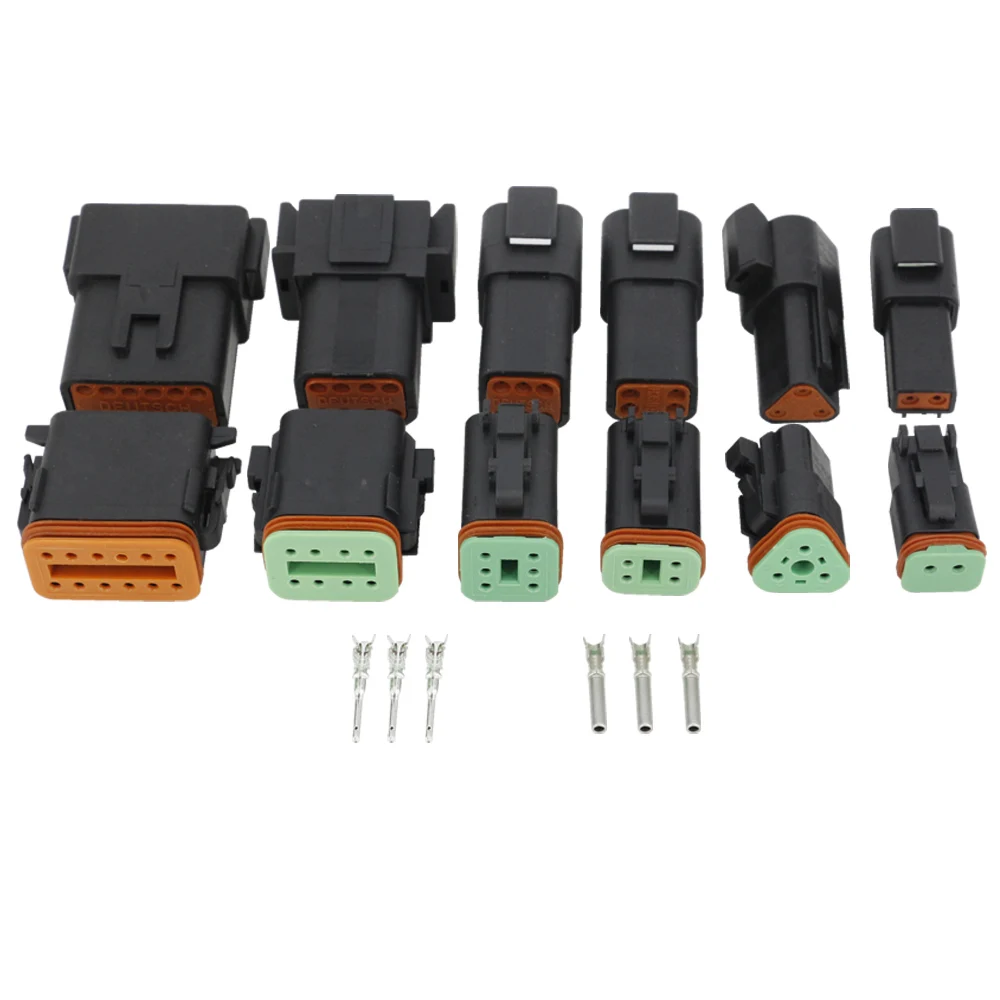 6 комплектов черный DT DT06/DT04 (2 + 3 4 8 12) контактный двигатель/коробка передач