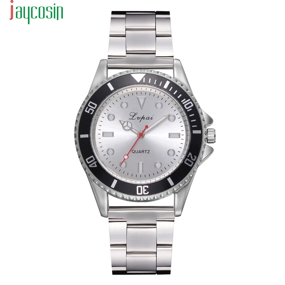 

Lvpai White stainless steel band watch Analog Glass Bracelet Clasp dropshipping watch montre homme marque de luxe SE0805