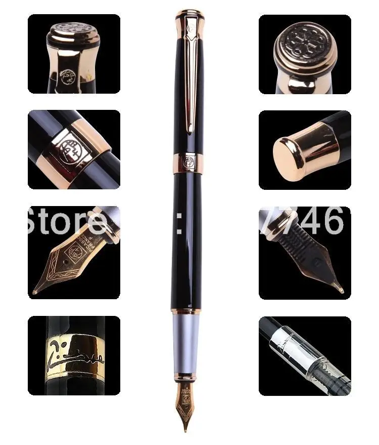 

Authentic Picasso fountain pen Picasso 903 ink pen with Original box Black White blue orange silver optional