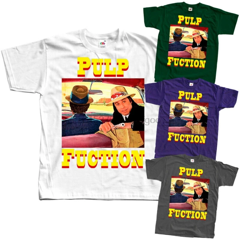 Постер Pulp нимации V11 Q.Tarantino 1994 футболка (белая) все размеры от S до 5XL|Мужские