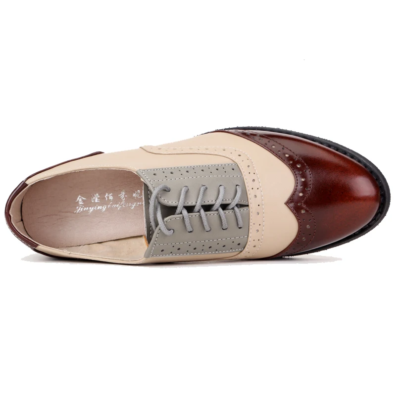 Мужские туфли-оксфорды в британском стиле черные кожаные туфли-броги ручной