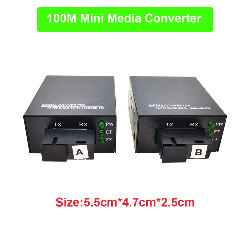 Мини Ethernet коммутатор с 1 портом LAN 10/100 м преобразователь поддержкой быстрой