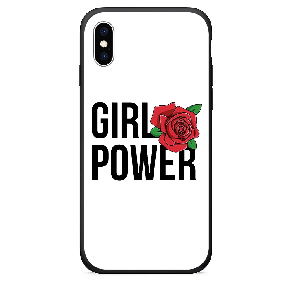 TPU Phone Case for iPhone xr case Silicone Back Cover the future is female x xs max 7 8 Plus 5 5s se |
