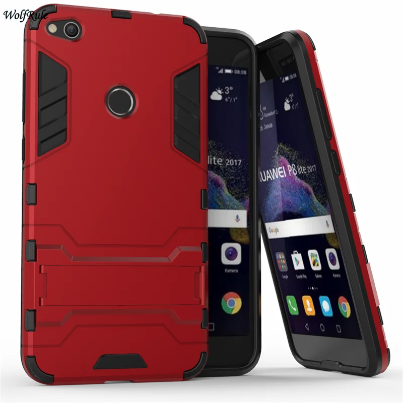 Huawei P8 lite 2017 чехол gr3 5 2 &quotсиликоновый и пластиковый держатель для P9 2017|case for huawei