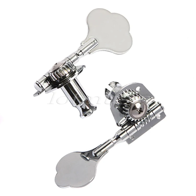 Набор из 4 Справа Bass Tuning Peg Тюнеры Тюнинг Ключи Хромированная|chrome handle|chrome full face