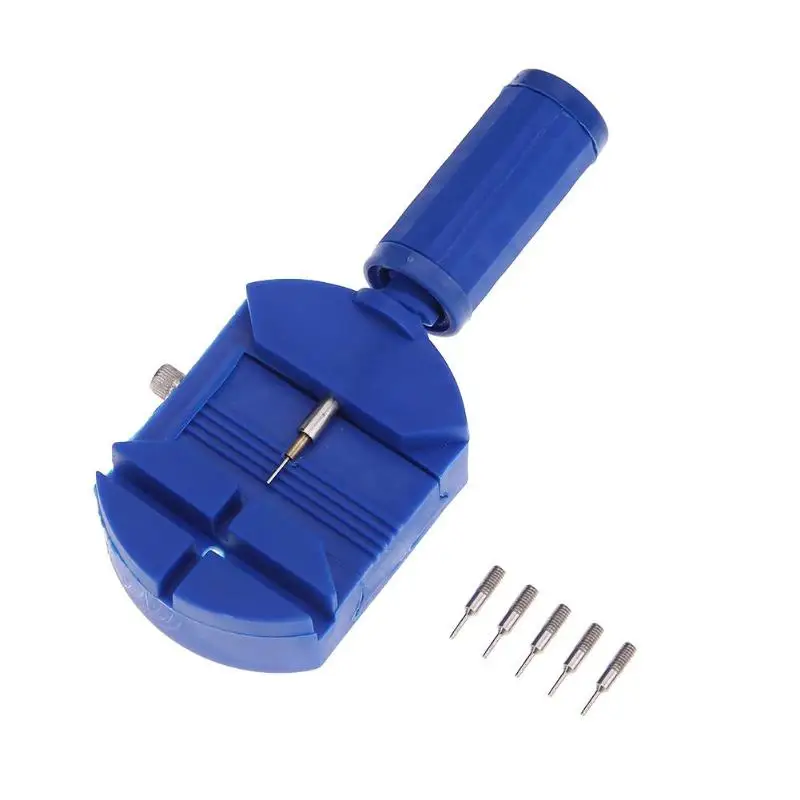 

Watch Band Strap Bracelet Link Pins Remover Adjuster Watch Repair Tools Kit E5M1