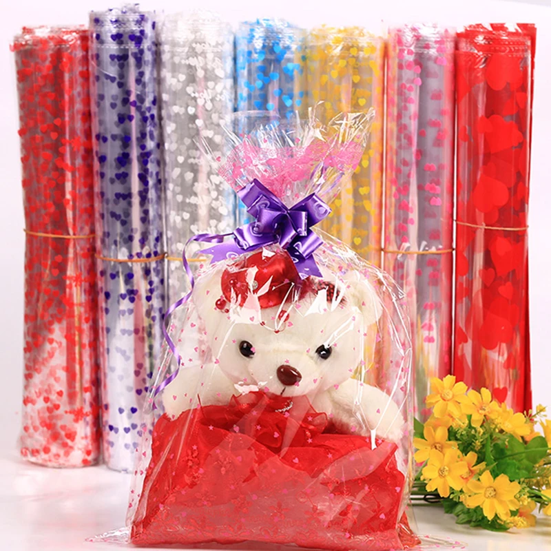 

18*25/20*30/25*35/35*50cm Transparent Opp Plastic Wrapping Bag Candy Toy Gift Packaging Bags for Birthday Wedding Party Favors