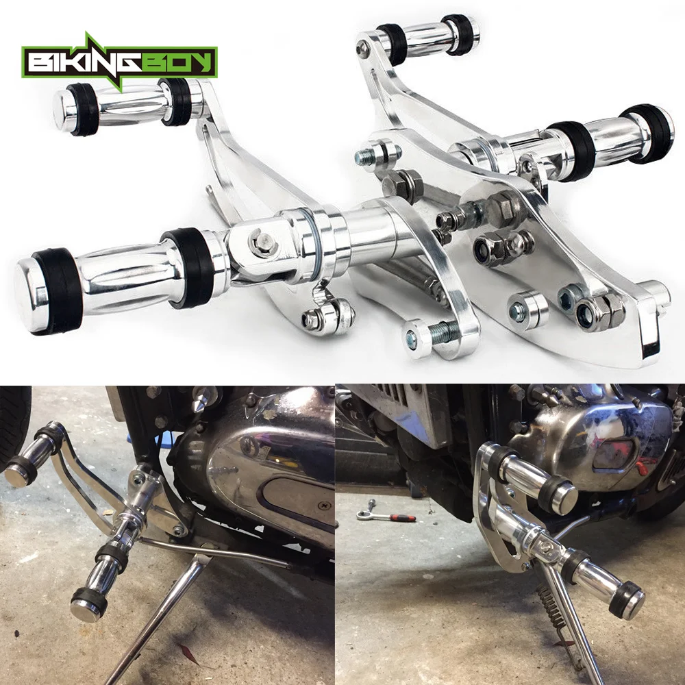 BIKINGBOY переднее управление подножки для KAWASAKI Vulcan VN 800 B Classic C E Drifter VN800A 95 96 97 98 99 00 01 02