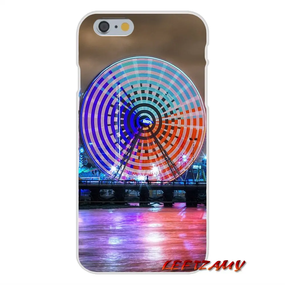 Cool London colorful ferris wheel аксессуары чехлы для телефонов Чехлы iPhone X XR XS MAX 4 4S 5 5S 5C SE 6 6S 7 8