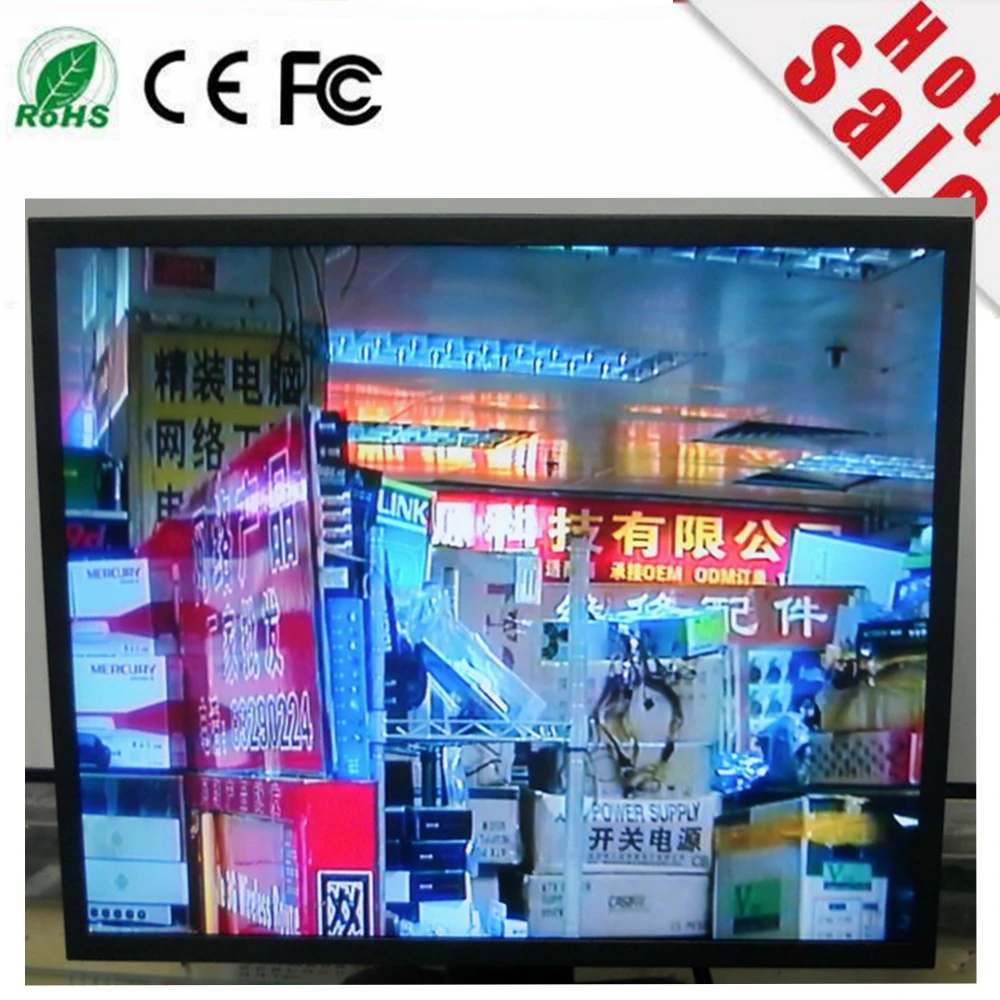 

2017 Panel Computer Hmi Industrial Monitor New Stock Hot Selling 15" Cctv Monitor Bnc Input Hdmi For Ccd/com Com Camera