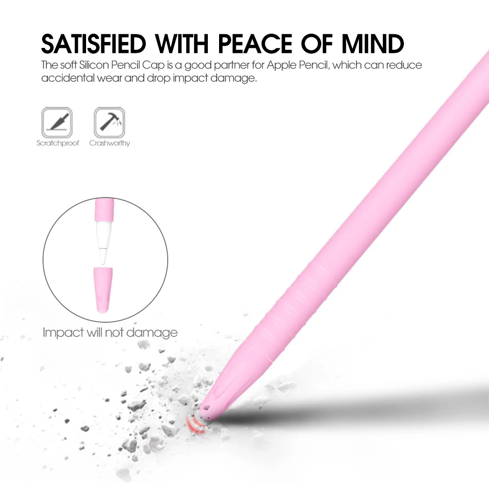 Чехол для Apple Pencil 1 защитный чехол планшета со стилусом мягкий силиконовый с