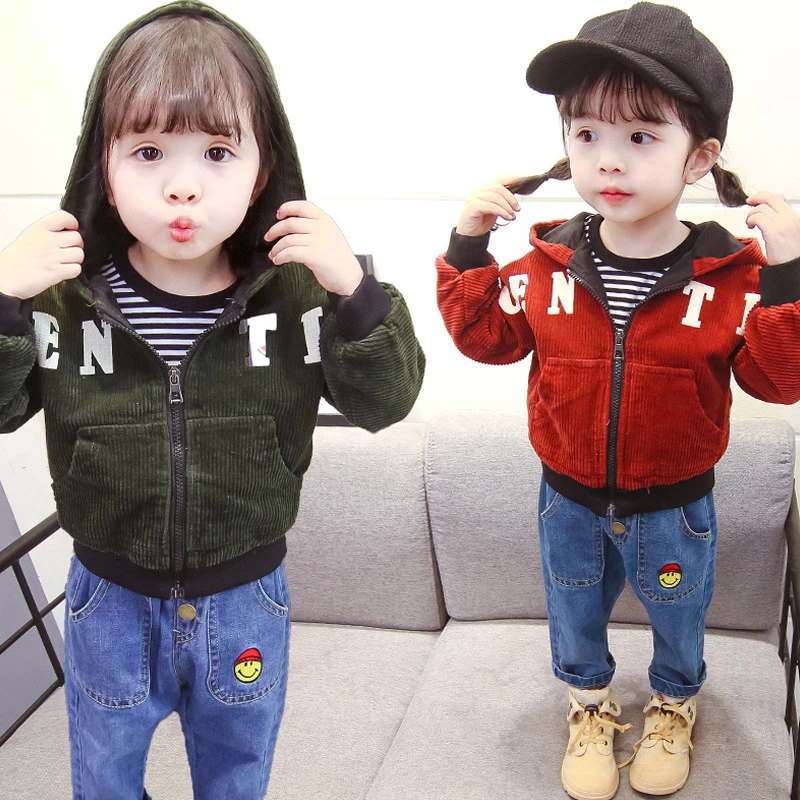 Одежда для маленьких мальчиков теплые куртки зимние Новорожденные Повседневная хлопковая Толстая