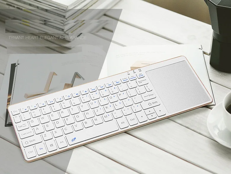 Абсолютно новая мини беспроводная английская Bluetooth Клавиатура Мышь тачпад для Windows Android PC