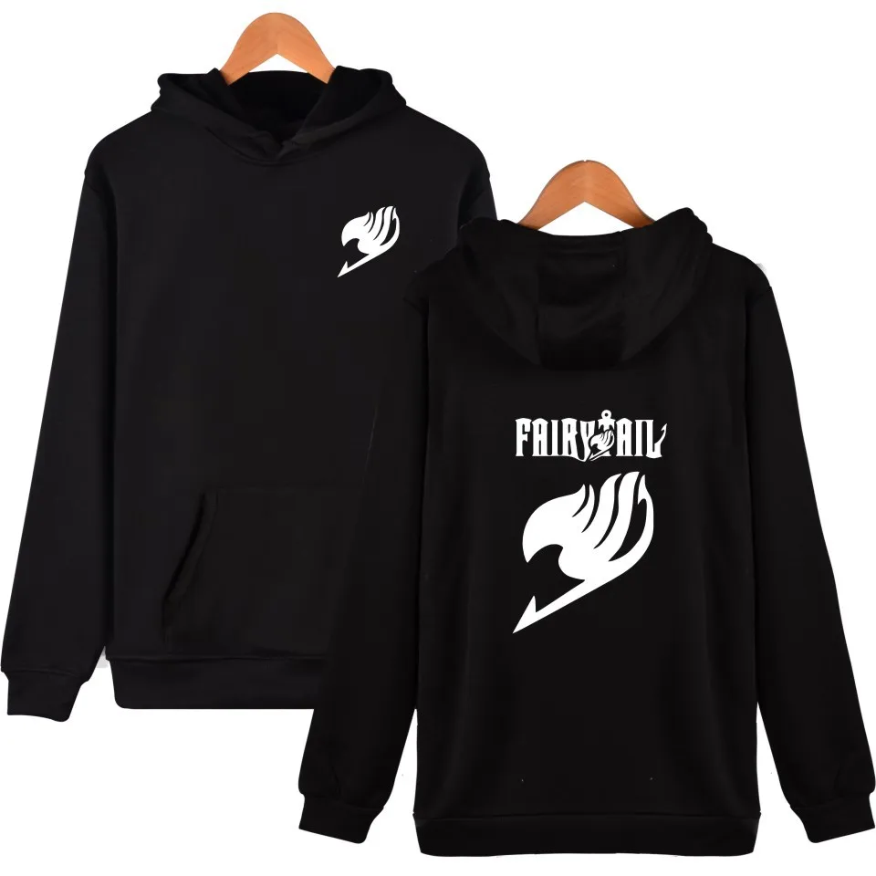 

Anime Fairy Tail Hoodie streetwear Pullover long sleeve tops hooded Sweatshirt men women Hoodies and Sweatshirts