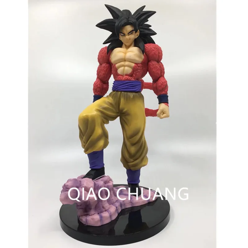 28 см Dragonball Z Super Saiyan 4 Son Goku мир боевых искусств ПВХ фигурка игрушка Kakarotto DBZ