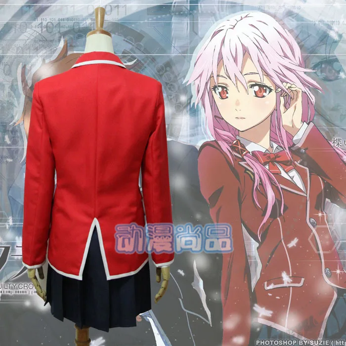 

Guilty Crown Inori Yuzuriha Cosplay Japanese School Uniform Costume