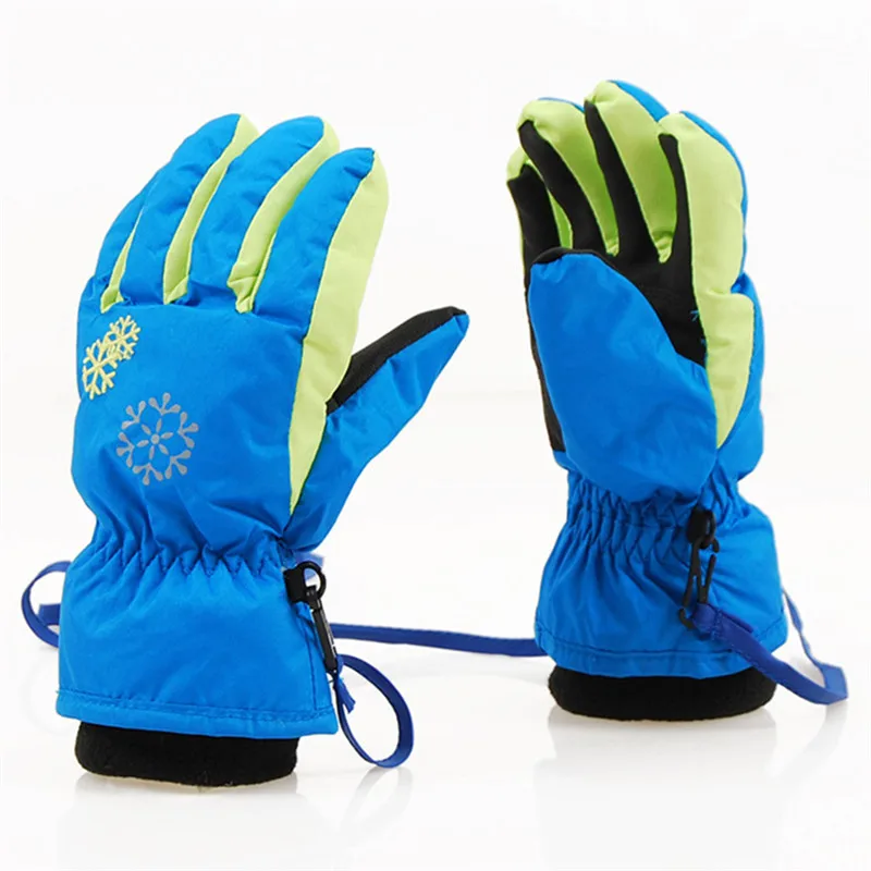 Kids Skiing Winter Snow Gloves Keep Warm Waterproof Children Ski Windproof Thickening For Girls And Boys | Спорт и развлечения