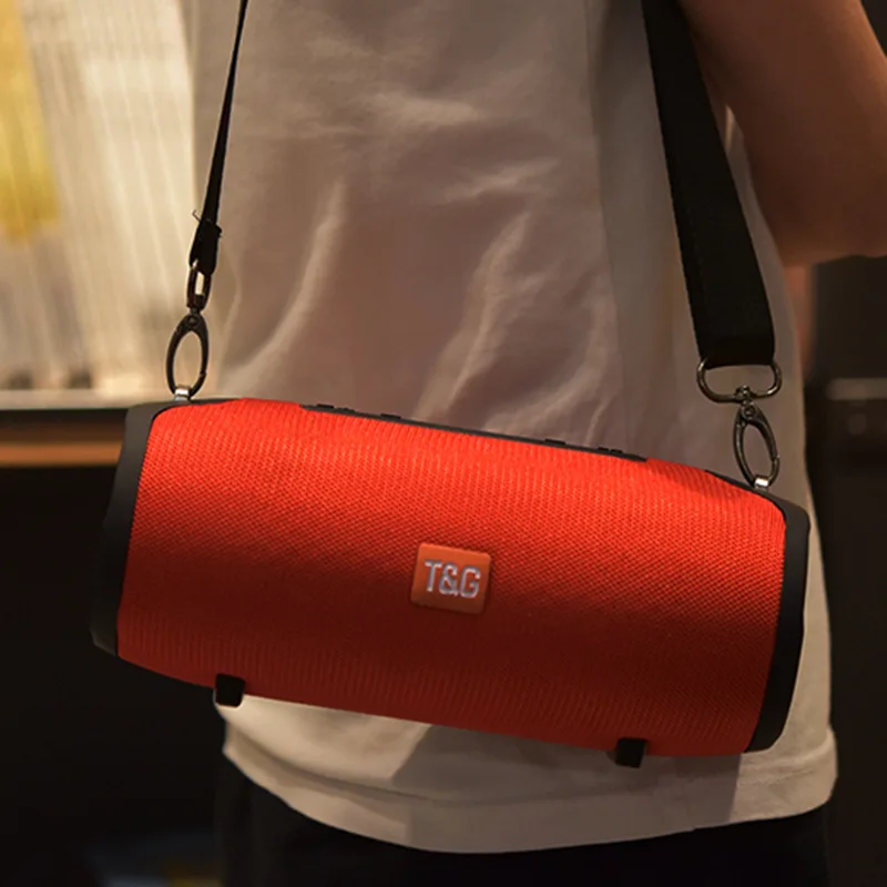 Беспроводные Bluetooth колонки 20 Вт водонепроницаемый сабвуфер TG125 hifi Стерео FM радио