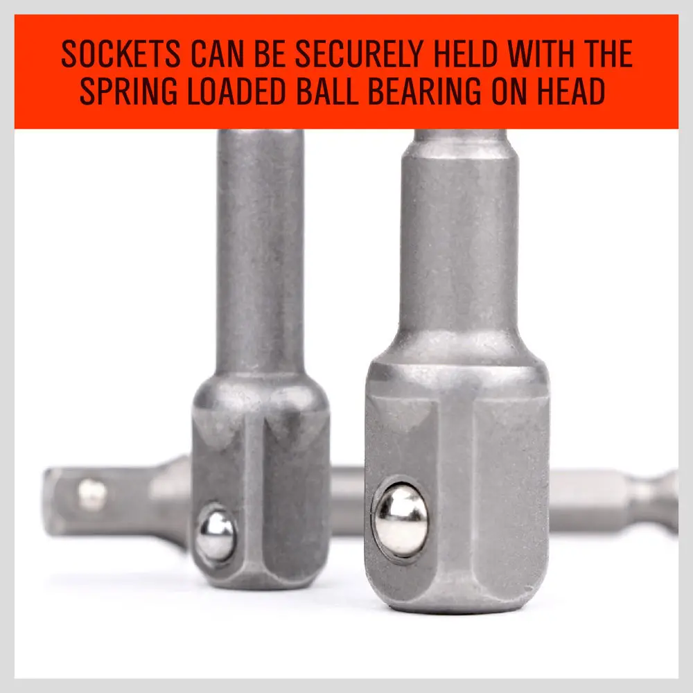 3 шт. удлинители для дрели из хромованадиевой стали с шестигранным хвостовиком на