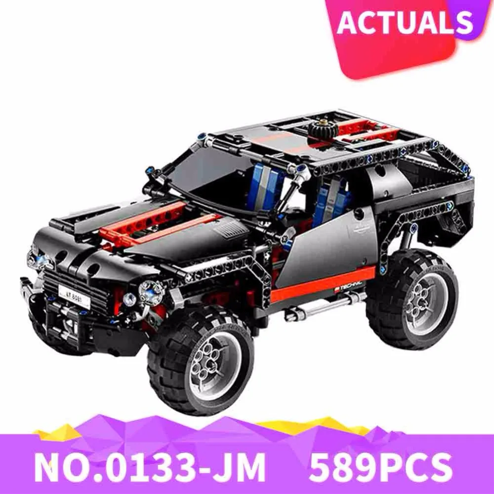 SUV Racing Car Model Building Block Eductional Toy DIY Brick 7ron 3341 Extreme Cruiser Compatible With Legoing Technic8081 | Игрушки и