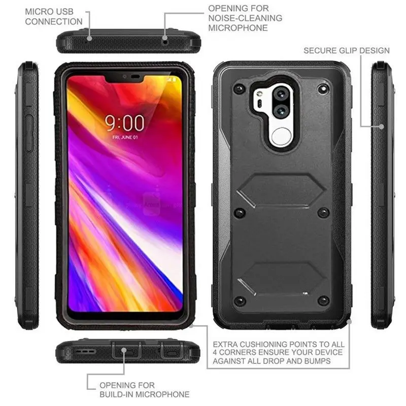 YUMQUA Чехол чехол s для LG G7 ThinQ 2018 телефона Защитный G7/G7 + Гибридный противоударный