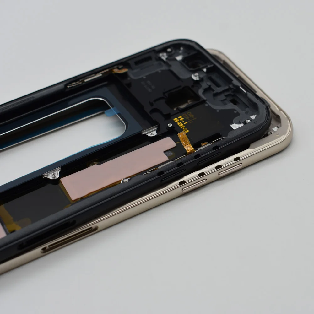Оригинальная средняя рамка пластина для samsung Galaxy A5 A520 A7 A720 версия средняя рамка корпуса