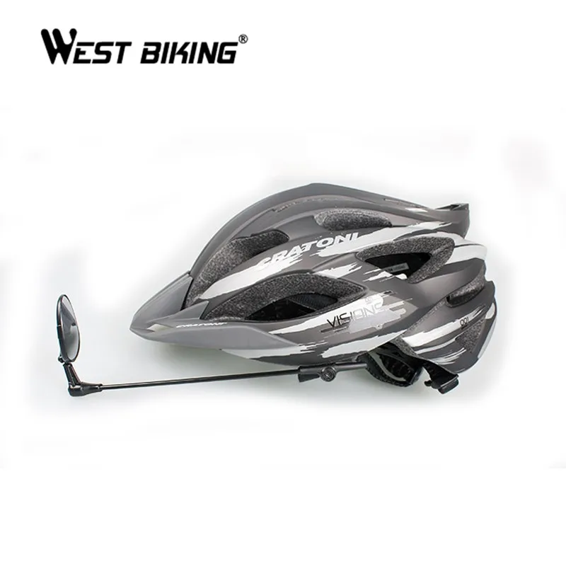 WEST BIKING велосипедный шлем зеркало регулируемый угол MTB Дорожный велосипед Велоспорт зеркало заднего вида без шлема мини шлем с зеркалом заднего вида зеркала