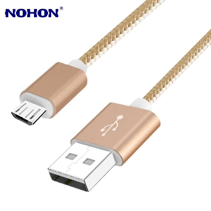 2 м 3 м Micro usb кабель для передачи данных для samsung Galaxy Note 2 4 S4 S6 S7 Edge металлический Плетеный usb кабель для зарядки телефона Android