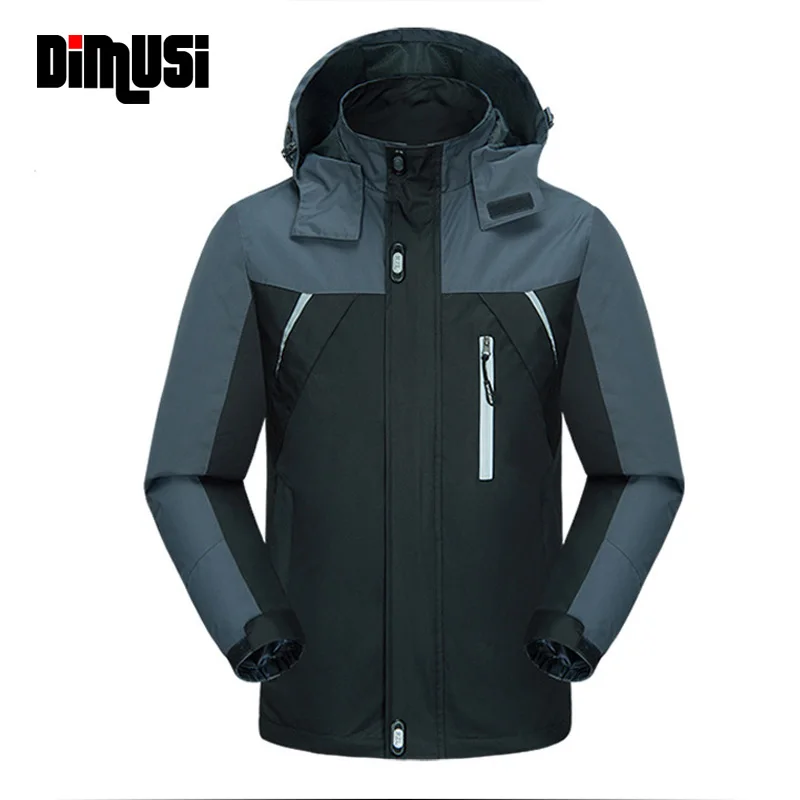 DIMUSI New Spring Autumn Causal Jacket Men Jackets Man Army Outwear Waterproof Windbreaker Coats Brand Clothing 4XL,YA552