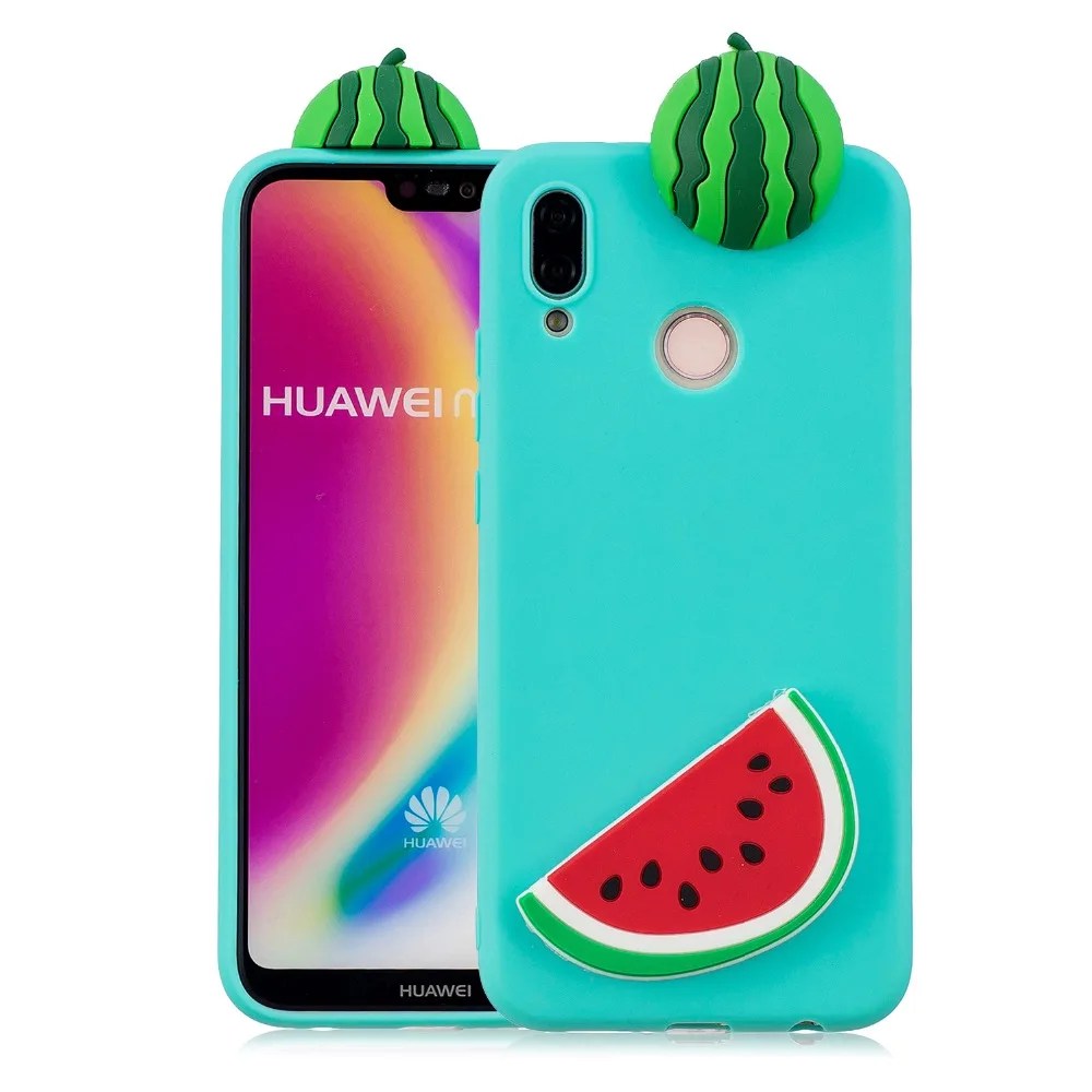 Чехол с единорогом пандой для Huawei P20 Lite/Nova 3e чехол Pro Y5 Y9 2018 Mate 10 20 Lite Etui