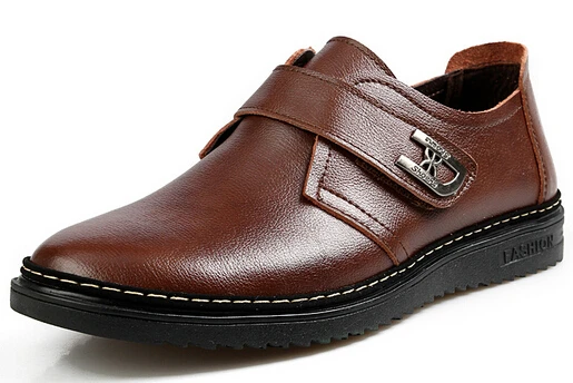Brand Fashion British Men's Casual Outdoor Shoes Laced Soft Genuine Leather Sneakers Force Free Run Zapatillas Hombre C1181 | Спорт и