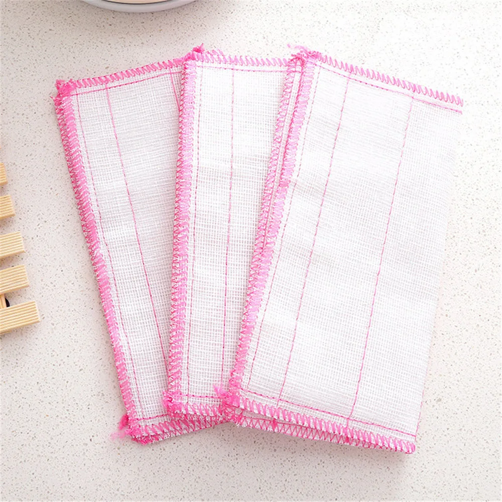 1PC 30CM*35CM Kitchen Dish Towels Restaurant Rag Square Cleaning Cloth Cotton Scouring Pad Clean Tool 50gC | Дом и сад