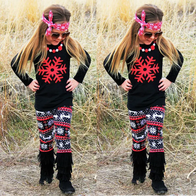 2 шт. длинные футболки и штаны для девочек|girls outfits|baby girl outfitclothes set |