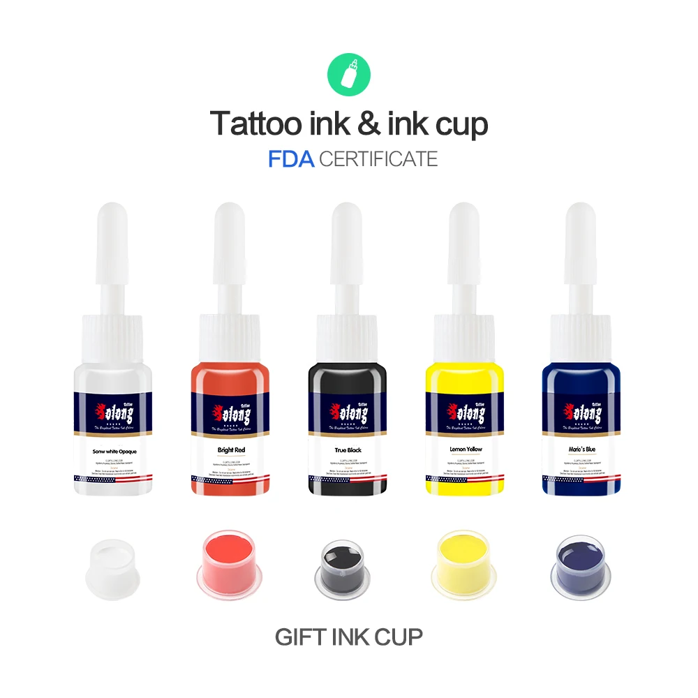 Полный комплект для татуировки 2 катушки набор начинающих электропитание педаль