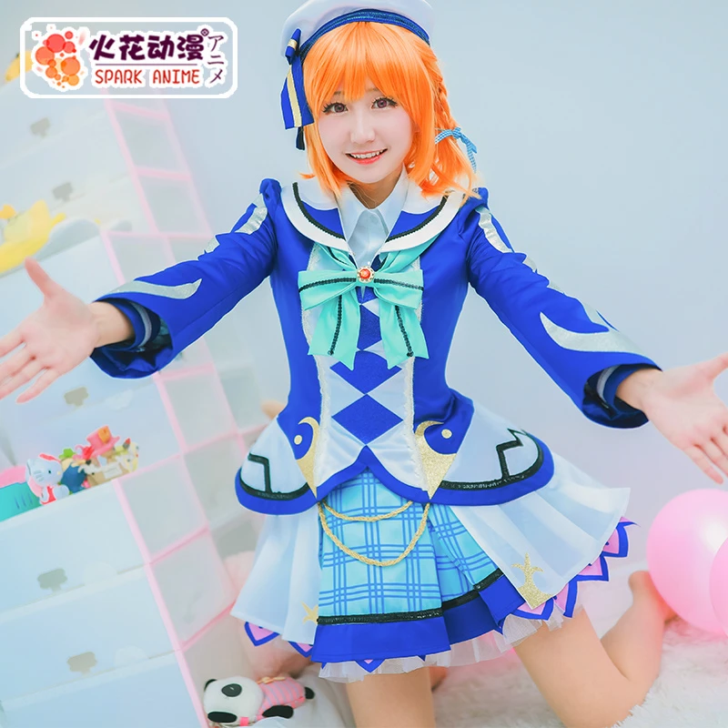 Хит Aqours LoveLive Sunshine Аниме Косплей Love Live OP2 костюм для женщин Ruby Ohara Hanamaru Takami Chika |