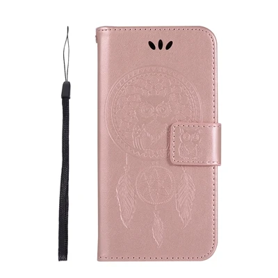 Rose Gold Чехол для телефона Etui для Xiaomi Redmi 4X, Роскошный кожаный бумажник, откидная крышка для Xiomi Hongmi 4X4 X Dual Sim, корпус Capinha - Цвет: Rose Gold