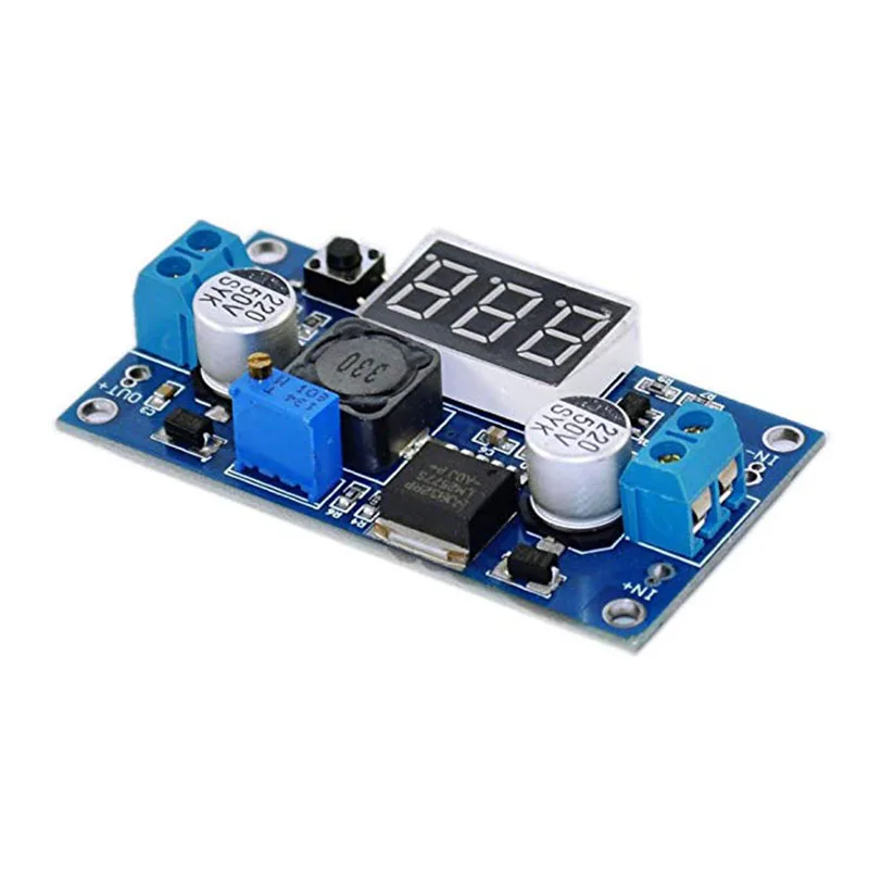 LM2577 DC регулируемый Повышающий Модуль питания 3 значный дисплей|Инверторы и