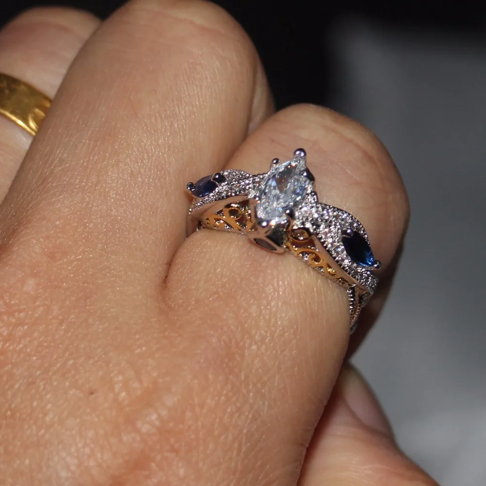 Роскошное ювелирное изделие с грушевидной огранкой лошадиный глаз 10 карат