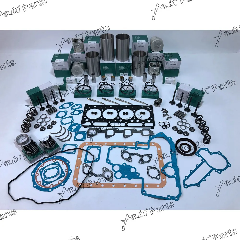 Запчасти для двигателя kubota V2203 V2403 поршень 16423 21112 комплект ремонта + поршневое