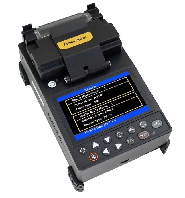 Многоязычный Ручной цифровой волоконно-оптический FTTH Fusion Splicer | Мобильные