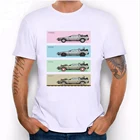 Уникальные мужские рубашки в стиле Харадзюку для путешествий Назад в будущее, футболка Delorean X 4, новинка, повседневные мужские топы, хипстерские футболки