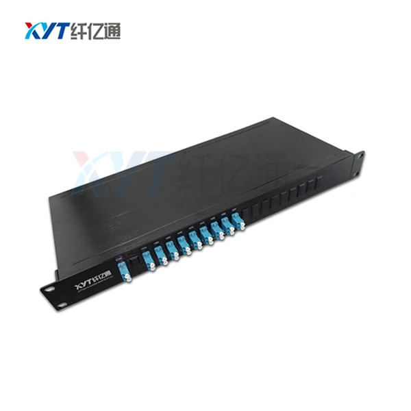 

Factory Price 1m Pigtail LC APC Connector UPC 1U Rack mount Dual fiber(2 input 8 output) CWDM Mux/DEMUX