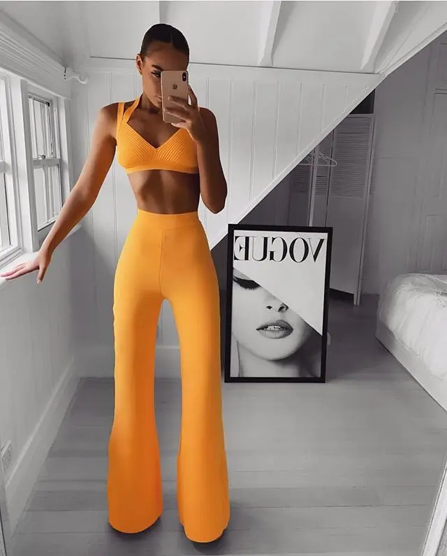 Женский бандажный комплект из 2 предметов однотонный телесный сексуальный с